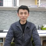 カーテン取付担当の井手です